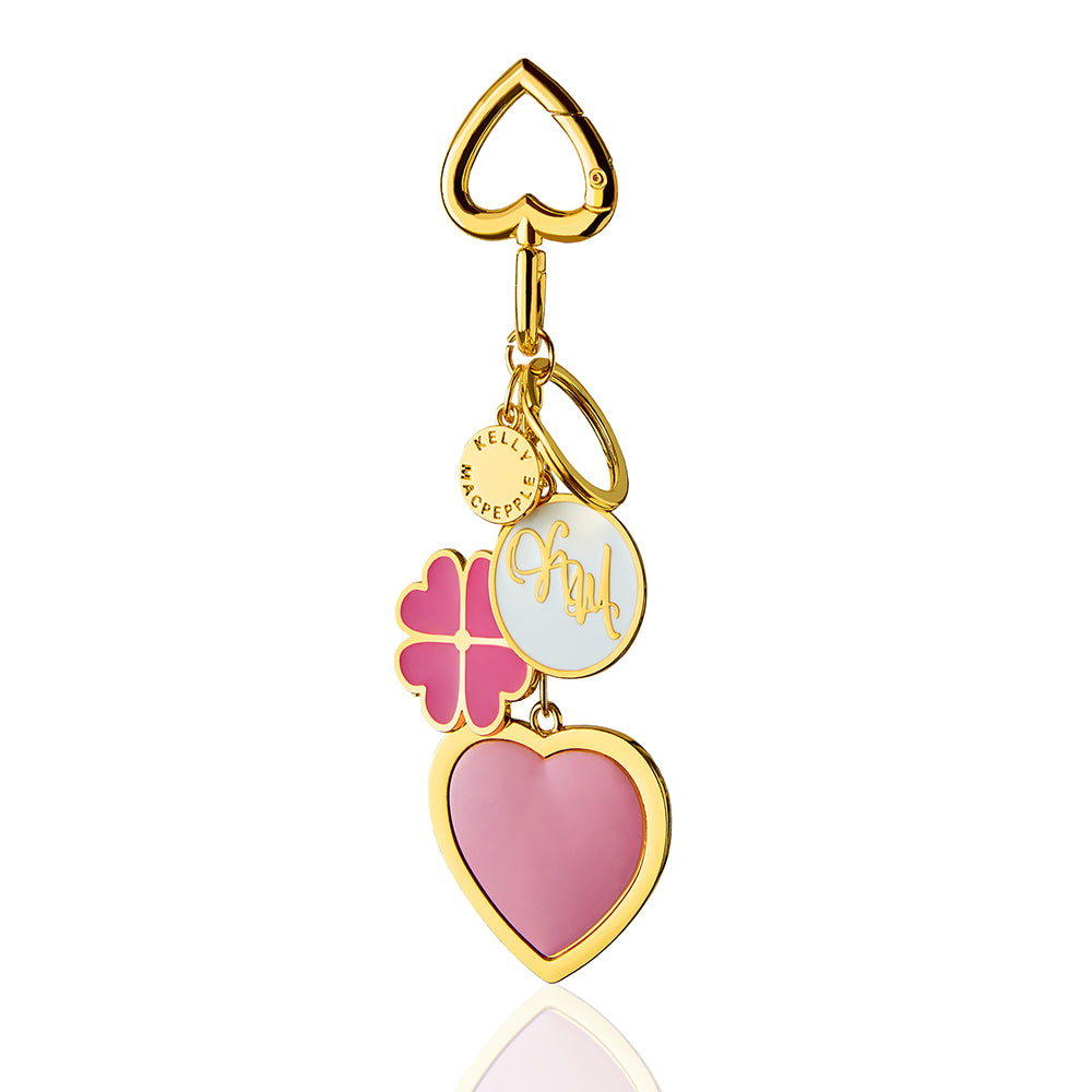 Multi Heart Love Bag Charm Kelly MacPepple