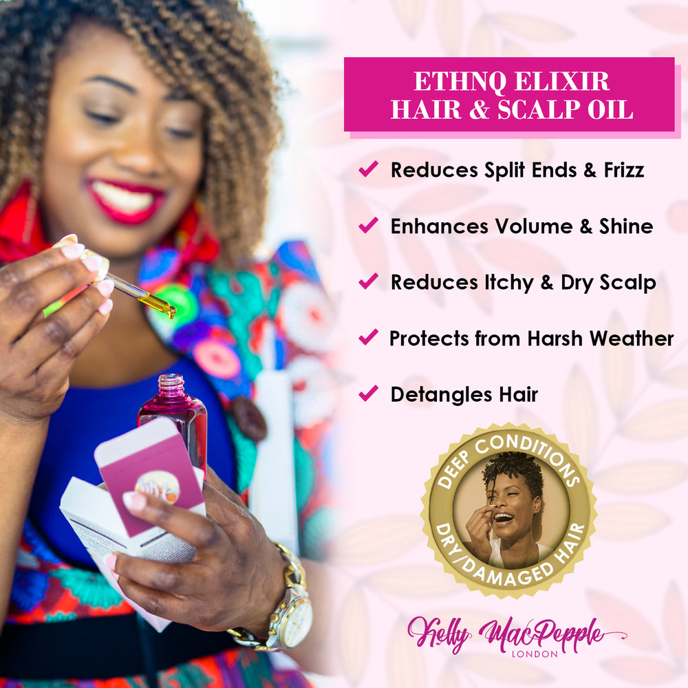 EthNQ EE Hair and Scalp Oil- Extra dry/ Dry-combination/ Damaged hair